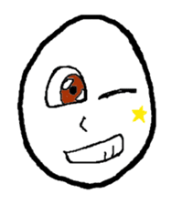 Face Egg sticker #5401486