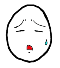 Face Egg sticker #5401488