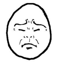 Face Egg sticker #5401489