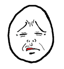 Face Egg sticker #5401490