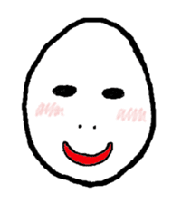 Face Egg sticker #5401493