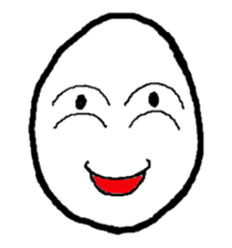 Face Egg sticker #5401494