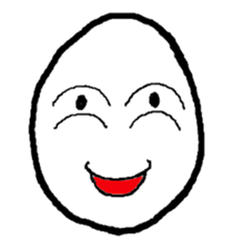 Face Egg sticker #5401494