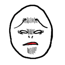 Face Egg sticker #5401496