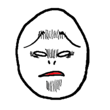 Face Egg sticker #5401496