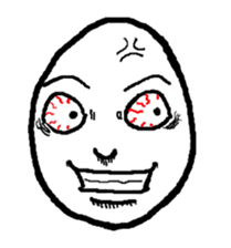 Face Egg sticker #5401497