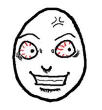 Face Egg sticker #5401497