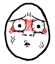 Face Egg sticker #5401498