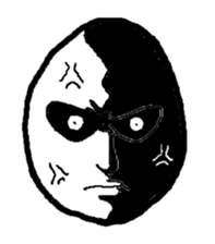 Face Egg sticker #5401499