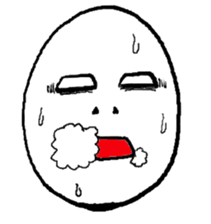 Face Egg sticker #5401500
