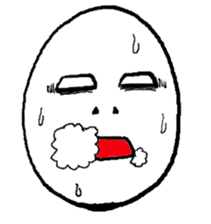 Face Egg sticker #5401500