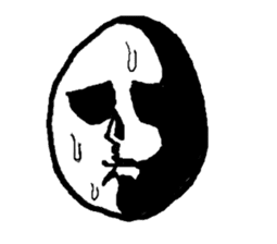 Face Egg sticker #5401501