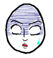 Face Egg sticker #5401503