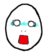 Face Egg sticker #5401504