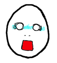 Face Egg sticker #5401504