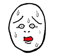 Face Egg sticker #5401505