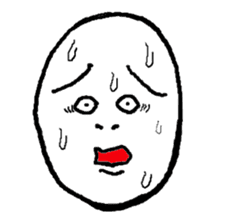 Face Egg sticker #5401505