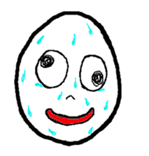Face Egg sticker #5401506