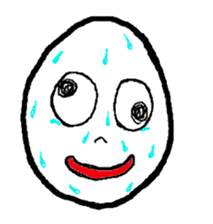 Face Egg sticker #5401506