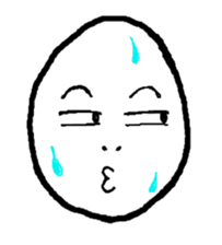 Face Egg sticker #5401507