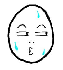 Face Egg sticker #5401507