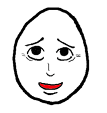 Face Egg sticker #5401508
