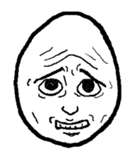 Face Egg sticker #5401509
