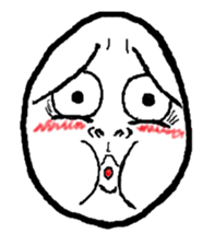 Face Egg sticker #5401510