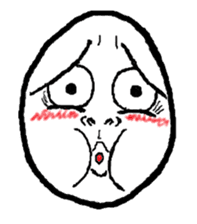 Face Egg sticker #5401510