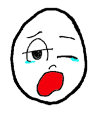 Face Egg sticker #5401512