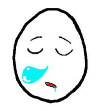 Face Egg sticker #5401513