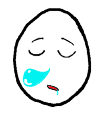 Face Egg sticker #5401513