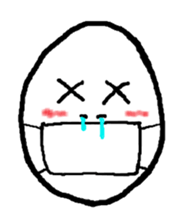 Face Egg sticker #5401514