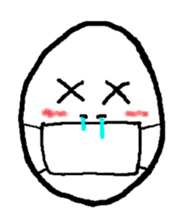 Face Egg sticker #5401514