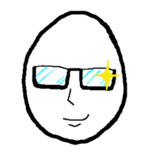 Face Egg sticker #5401516