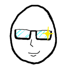 Face Egg sticker #5401516