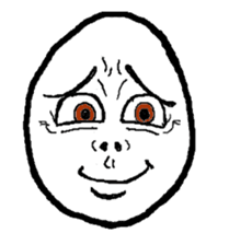 Face Egg sticker #5401517