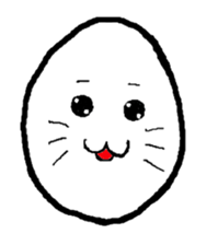 Face Egg sticker #5401518