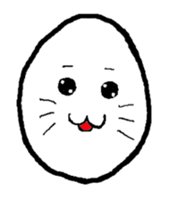 Face Egg sticker #5401518