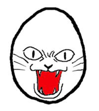 Face Egg sticker #5401519