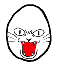 Face Egg sticker #5401519