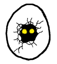 Face Egg sticker #5401523