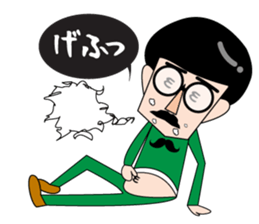 Cute beard uncle sticker #5402019