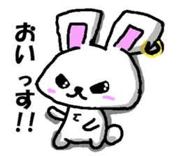 The Earring Rabbit sticker #5403684