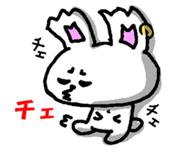 The Earring Rabbit sticker #5403690