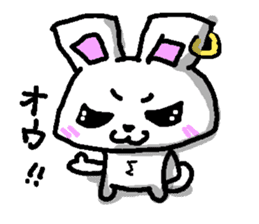 The Earring Rabbit sticker #5403694