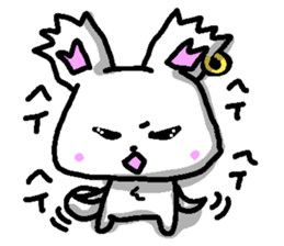 The Earring Rabbit sticker #5403700