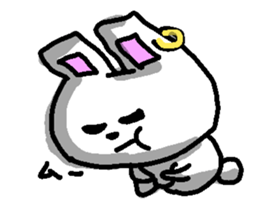 The Earring Rabbit sticker #5403702