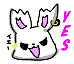 The Earring Rabbit sticker #5403718