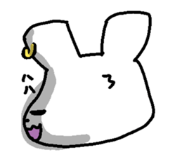 The Earring Rabbit sticker #5403721